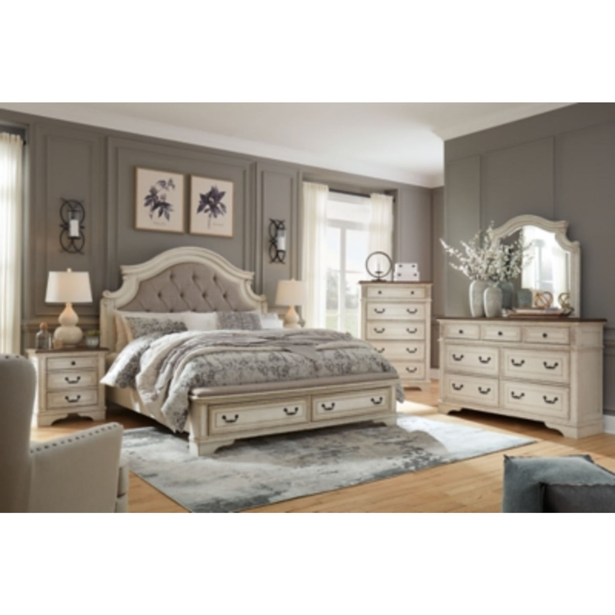 Realyn 5 Piece King Storage Bedroom Ashley Furniture Home Store Cranbrook