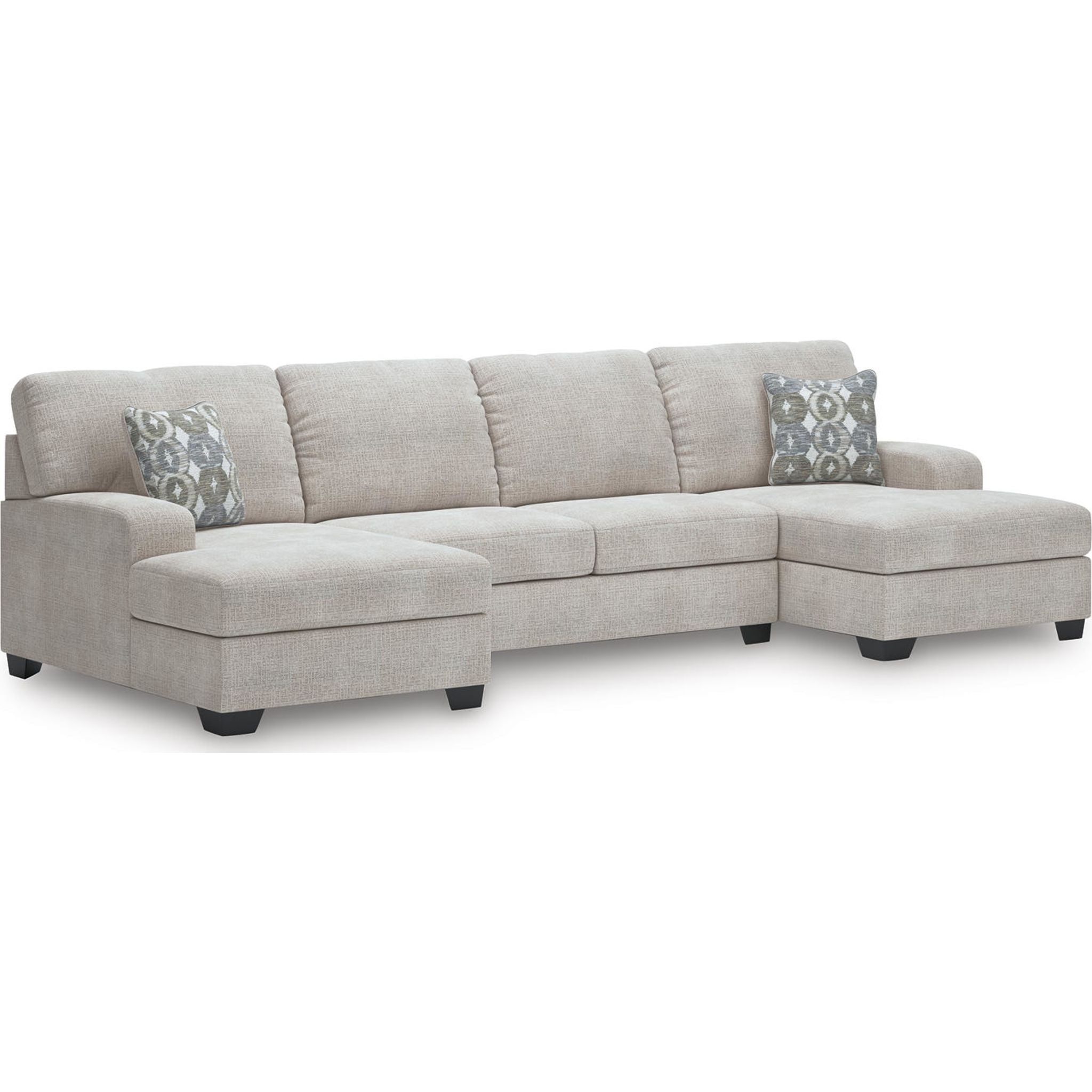 ●L.O.S. Rodington-Exclusive 3 Piece Sectional with Dual Chaise