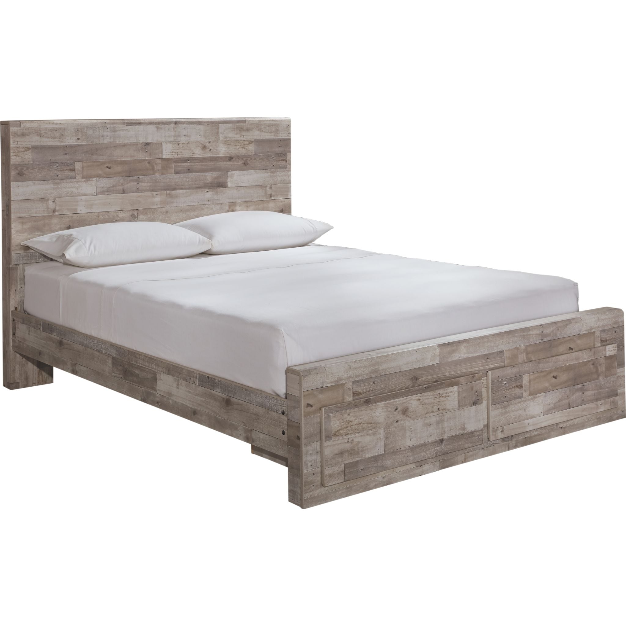 Effie-Exclusive Platform Bed with Footboard Storage - Queen